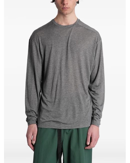 Paura Gray Long-Sleeve T-Shirt for men