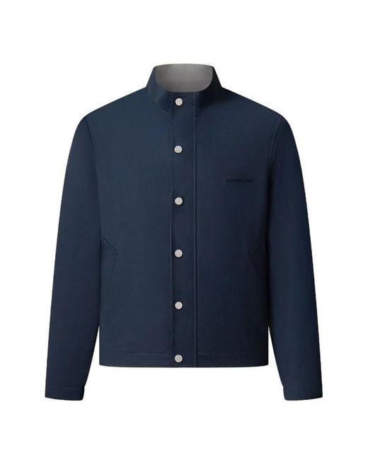 Shanghai Tang Blue Reversible Tang Jacket for men