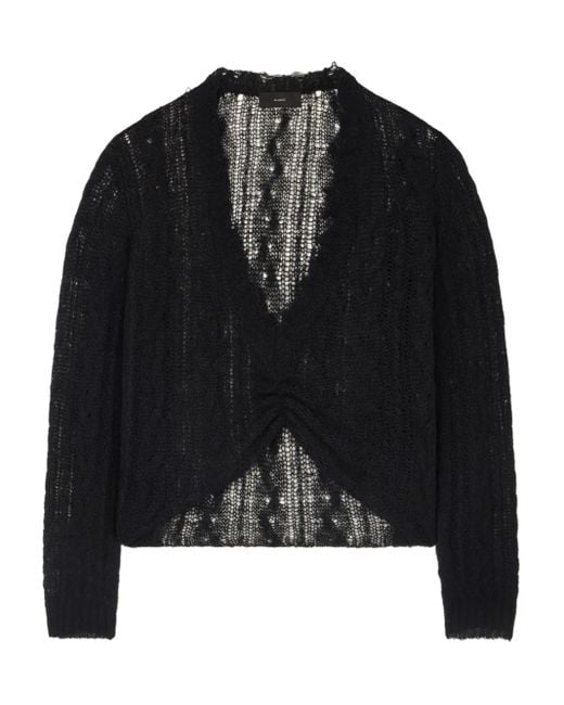 Maglione Con Scollo A V di Alanui in Black