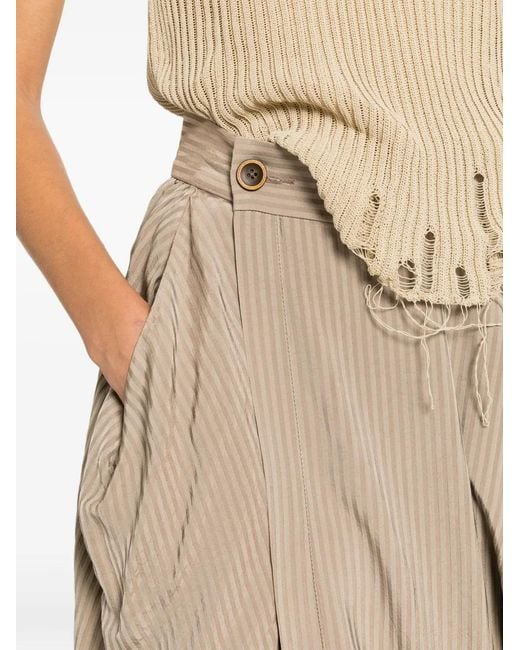 Uma Wang Natural Gink Midi Skirt