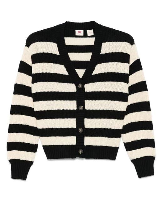 Cárdigan A Rayas Levi's de color Black