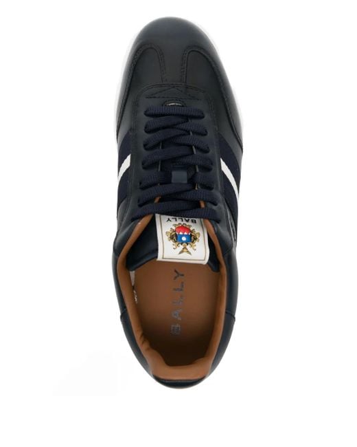 Bally Black Retro Crest Sneakers for men