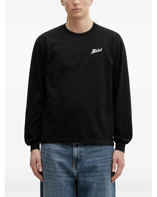 Neighborhood Black Logo-Print Long-Sleeve T-Shirt for men