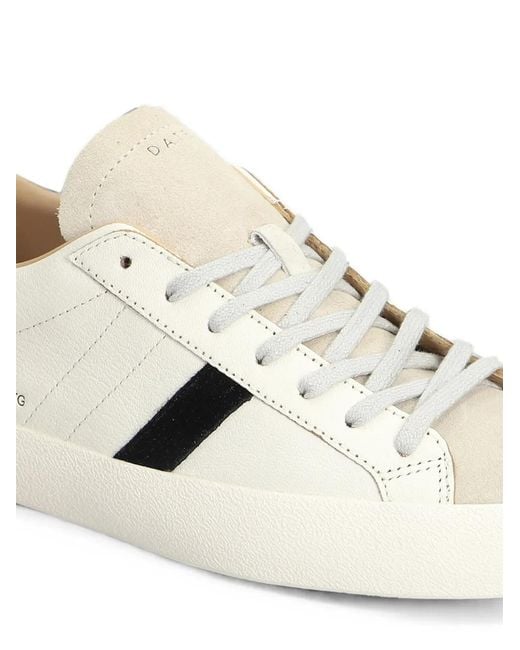 Date Natural Hill Low Leather Sneakers for men