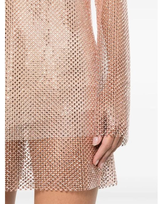 Robe Courte À Ornements En Cristal Philosophy Di Lorenzo Serafini en coloris Natural