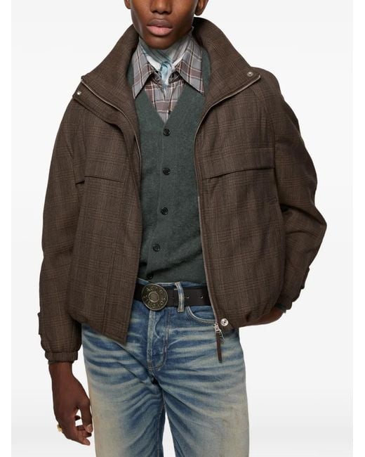 Acne Wollen Jack in het Brown
