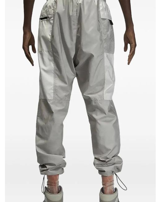 Nike Gray Drawstring Track Pants for men