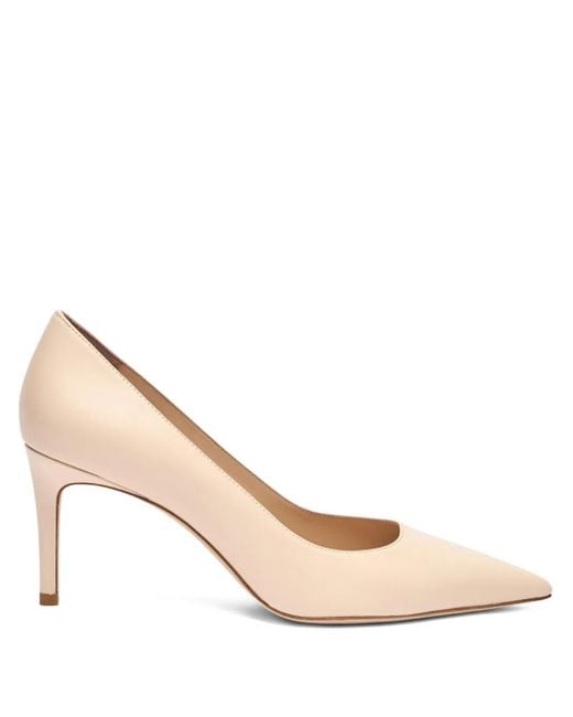 Zapatos Stuart Power con tacón de 75 mm Stuart Weitzman de color Natural