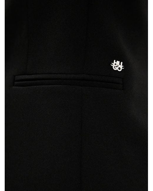HUGO Black Single-Breasted Blazer