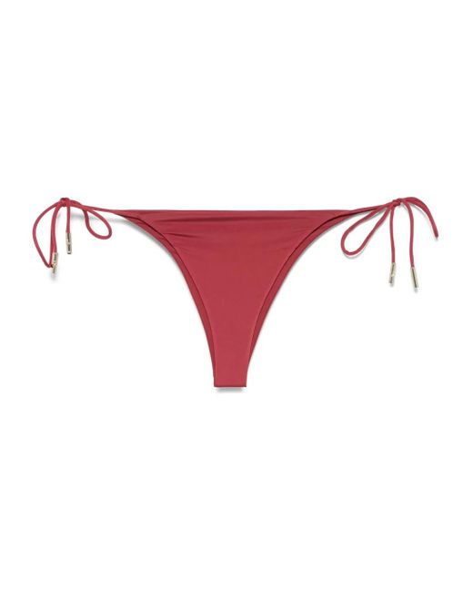 Patrizia Pepe Bikinislip Met Rubberen Logo in het Red