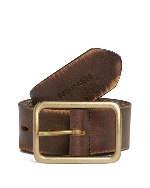 DSquared² Brown Leather Belt