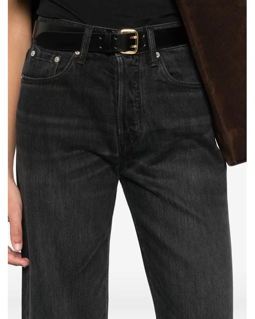 CYCLE Black Luna Frayed Jeans