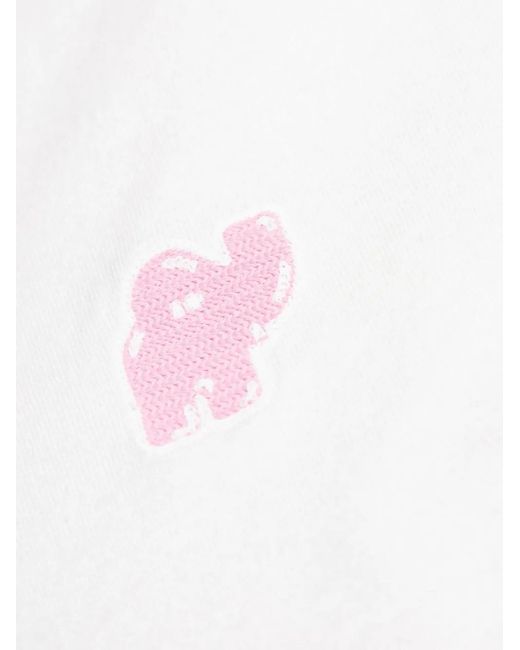 KENZO White Embroidered Logo T-Shirt