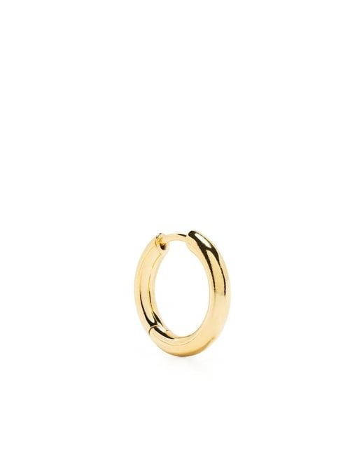 Maria Black Metallic Slate 12 Huggie Earring