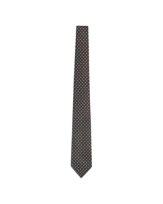 Tom Ford White Polka Dot-Print Tie for men