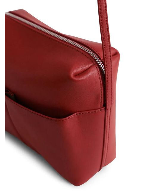 Yu Mei Red Kaye Satchel