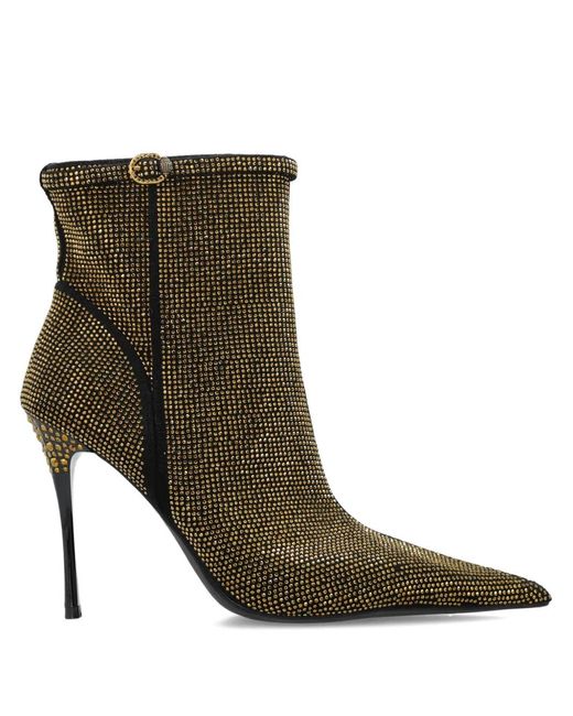 Kurt Geiger Green Mayfair Heeled Ankle Boots