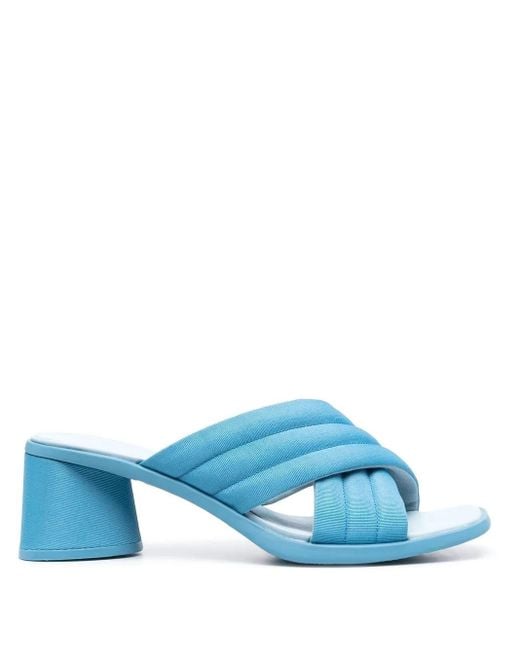 Camper Blue Kiara 60Mm Crossover-Strap Sandals