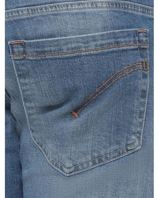 Dondup Blue Five-Pocket Straight Trousers for men
