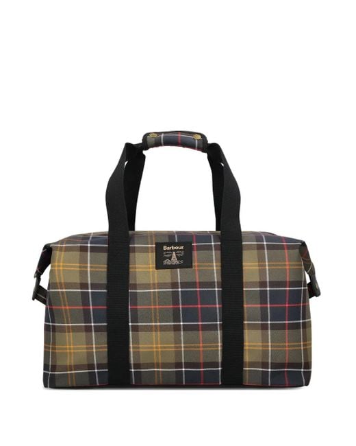 Barbour Torridon Reisetasche mit Schottenkaro in Black für Herren