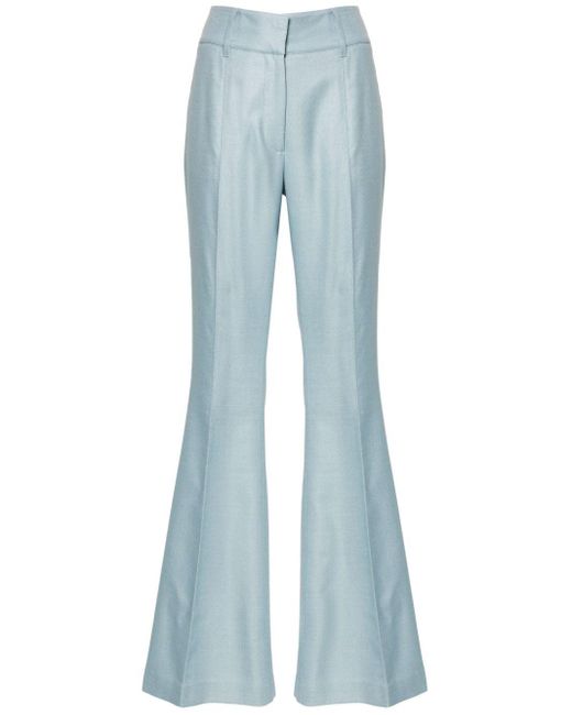 Gabriela Hearst Blue Rhein Flared Trousers