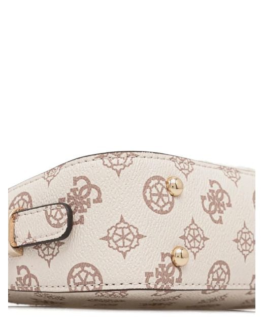 Guess Natural Daryna Monogram-Pattern Shoulder Bag