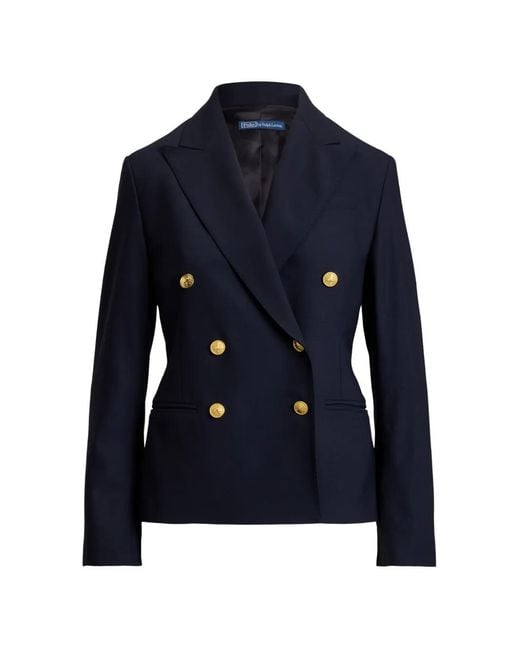 Polo Ralph Lauren Blue Double-Breasted Blazer