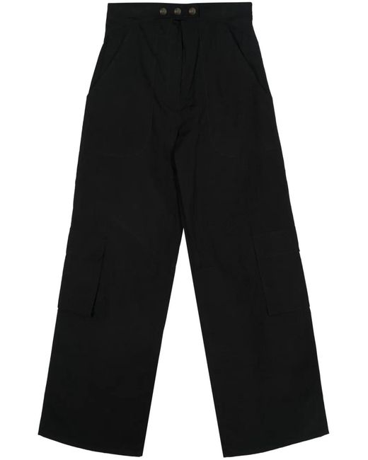 ANDAMANE Black Sarah Cargo Trousers