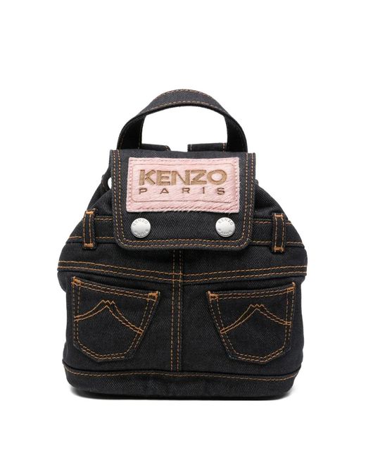 KENZO Black Five Pockets" Mini Backpack for men