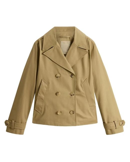 Woolrich Natural Cotton Utility Peacoat