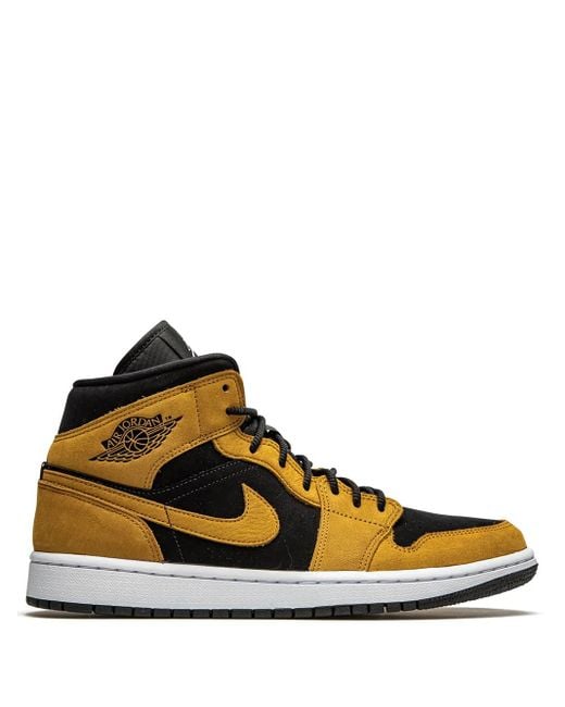Nike Brown Air 1 Mid Se "Desert Ochre" Sneakers