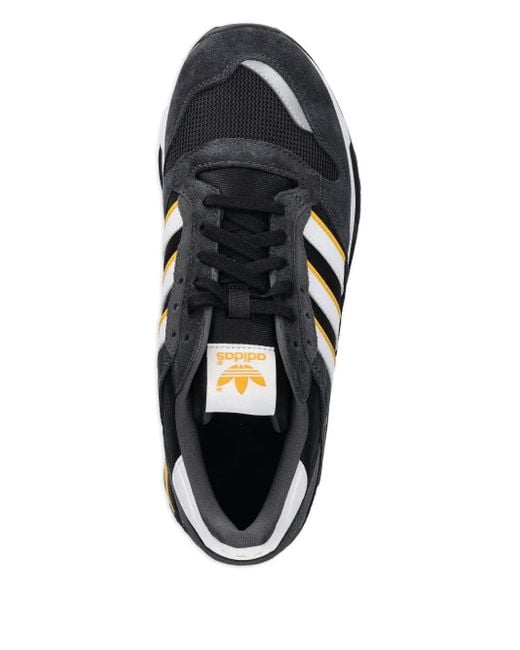 Adidas Black Zx 600 Suede Sneakers for men