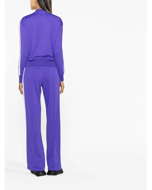 Palm Angels Blue Logo-print Track Pants