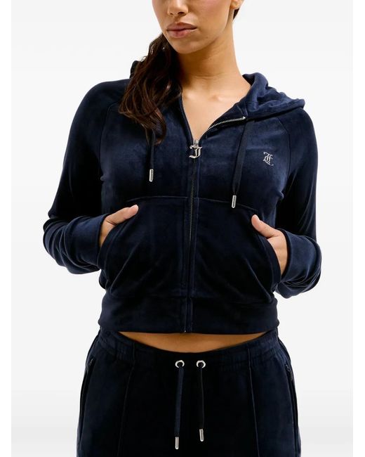 Juicy Couture Blue Zip-Up Hoodie