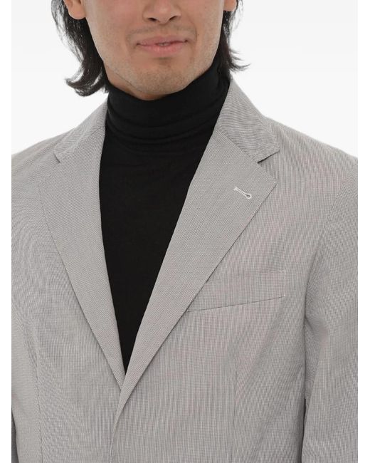 Corneliani Gray Single-Breasted Jacket for men