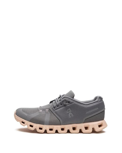 On Shoes Gray Cloud 5 "Zinc/Shell" Sneakers