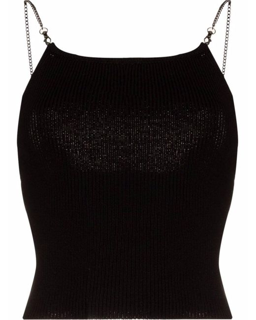 Reformation Baumwolle Charles Top In Schwarz Lyst