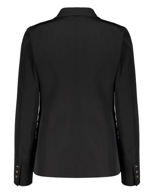 Herno Black Blazer À Manches Longues