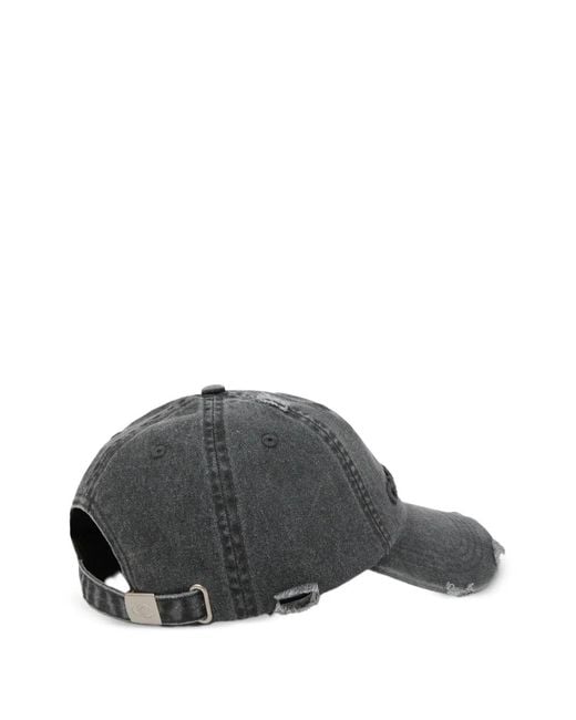 CAMPERLAB Gray Distressed Cap