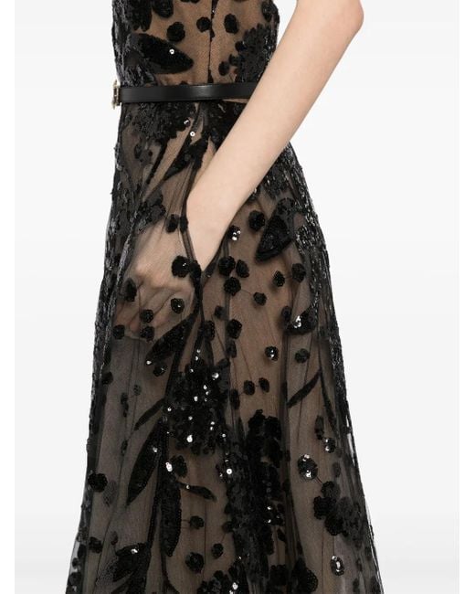 Elie Saab ホルターネック ドレス Black