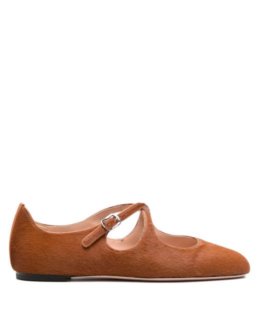 Ballerine Con Fibbia di Bally in Brown