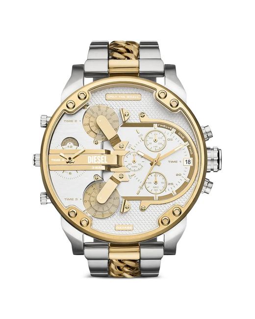 DIESEL Metallic Mr. Daddy Slim 54Mm Watch for men
