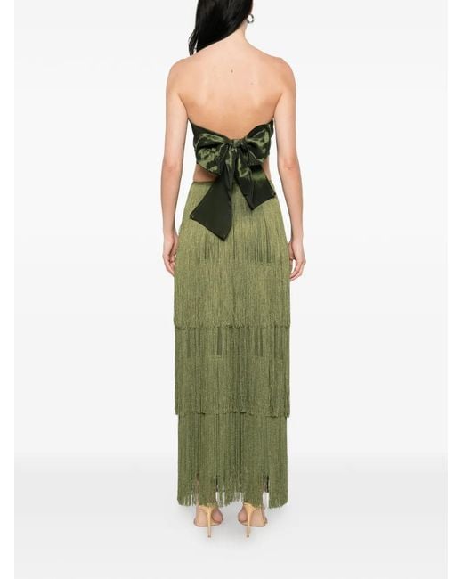Bless Green Bow-Detail Maxi Dress