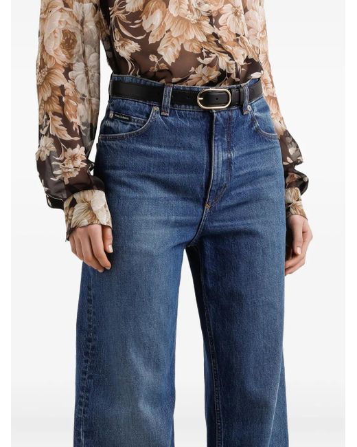 Dolce & Gabbana Blue Turn-Up Cuffs Jeans