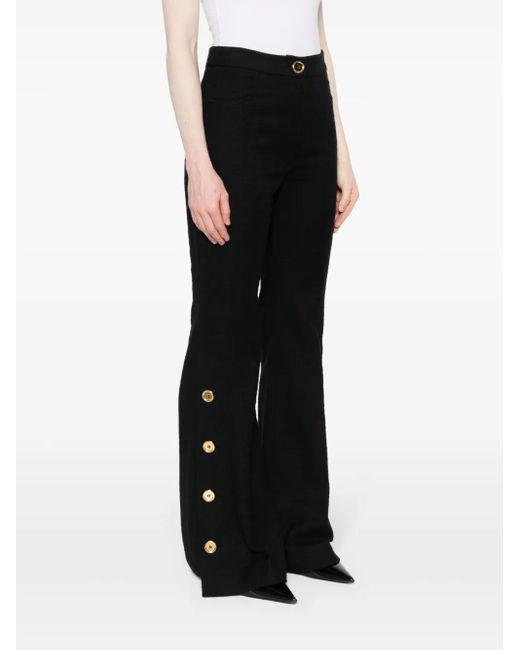 Patou Black Tweed Pants