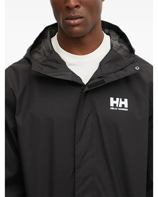 Helly Hansen Black Hooded Jacket for men