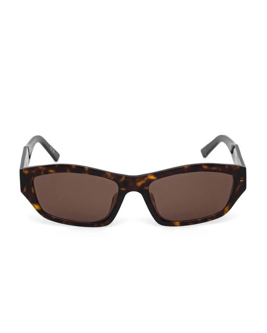 Balenciaga Brown Logo-Detail Sunglasses