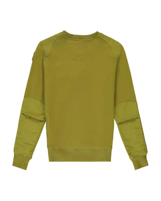 Parajumpers Green Patch-Pockets Sweatshirt for men