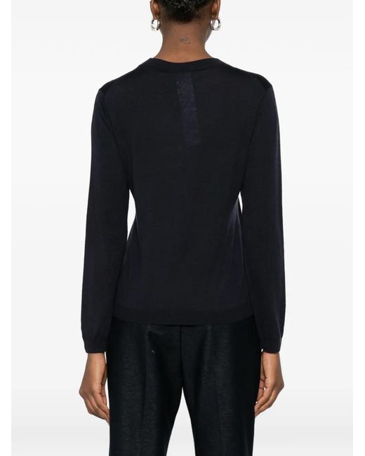 Max Mara Black Crewneck Sweater