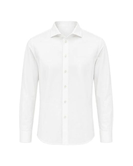 Xacus White Long-Sleeve Shirt for men